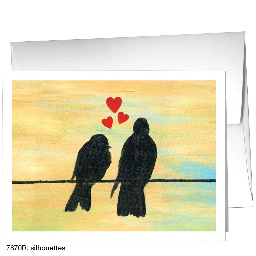 Silhouettes, Greeting Card (7870R), A2, printedcanvas.com