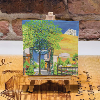 Old Town, Chicago, Mini Artwork (MA-7878B)