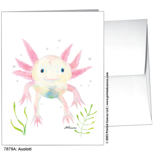 Axolotl, Greeting Card (#7879A)