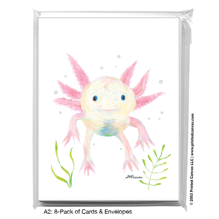 Axolotl, Greeting Card (#7879A)