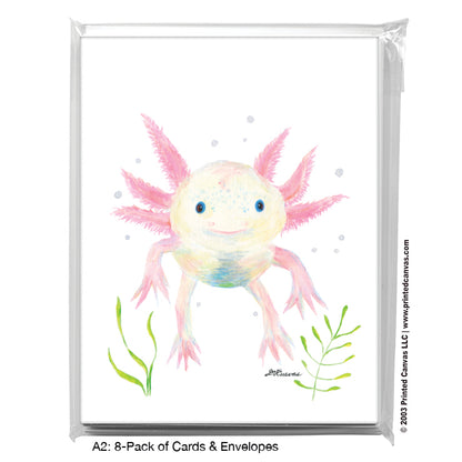 Axolotl, Greeting Card (#7879A)