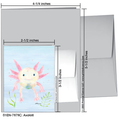 Axolotl, Greeting Card (#7879C)