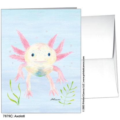 Axolotl, Greeting Card (#7879C)
