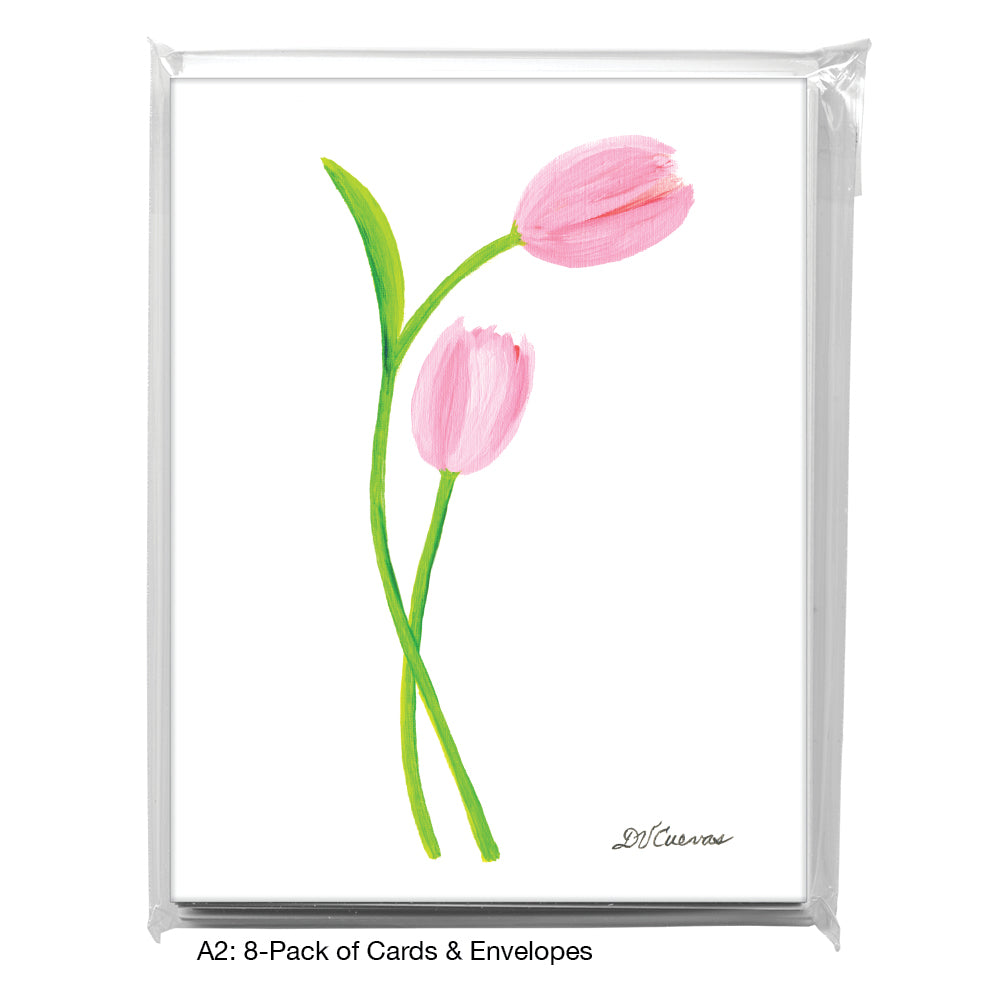 Tulips Pair Beverly, Greeting Card (7884)