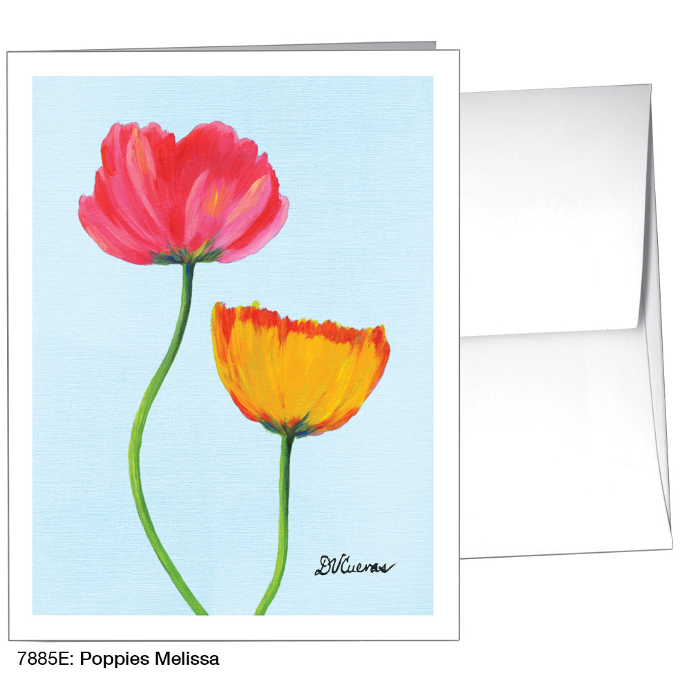 Poppies Melissa, Greeting Card (7885E)