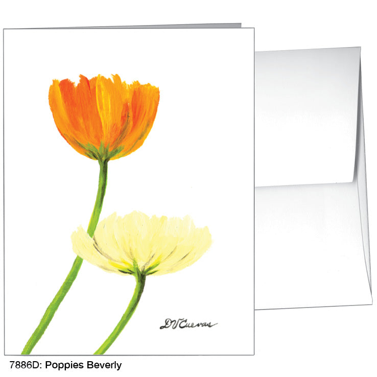 Poppies Beverly, Greeting Card (#7886D)