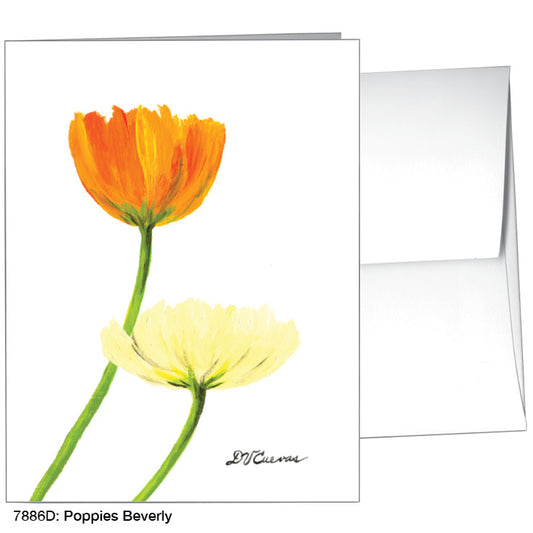 Poppies Beverly, Greeting Card (#7886D)