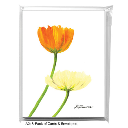 Poppies Beverly, Greeting Card (#7886D)