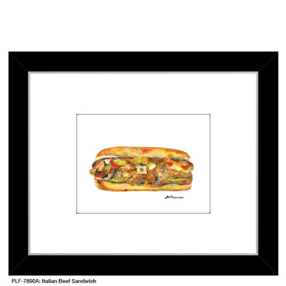 Italian Beef Sandwich, Print (#7890A)