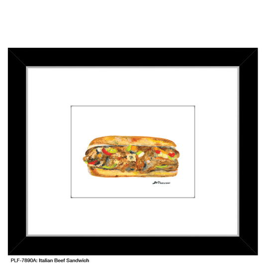 Italian Beef Sandwich, Print (#7890A)