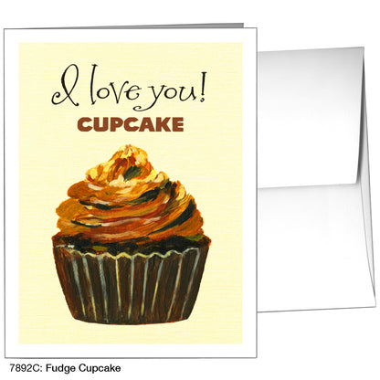 Fudge Cupcake, Greeting Card (7892C)