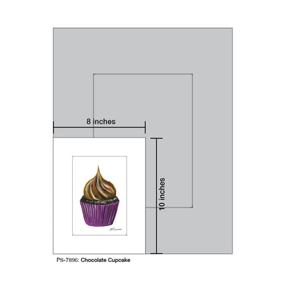 Chocolate Cupcake, Print (#7896)