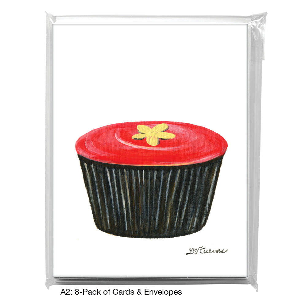 Schmaltzy Cupcake, Greeting Card (7898), A2 8-Pack, printedcanvas.com