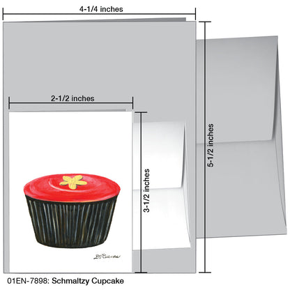 Schmaltzy Cupcake, Greeting Card (7898), Enclosure, printedcanvas.com