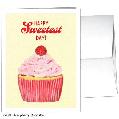 Raspberry Cupcake, Greeting Card (7900B)