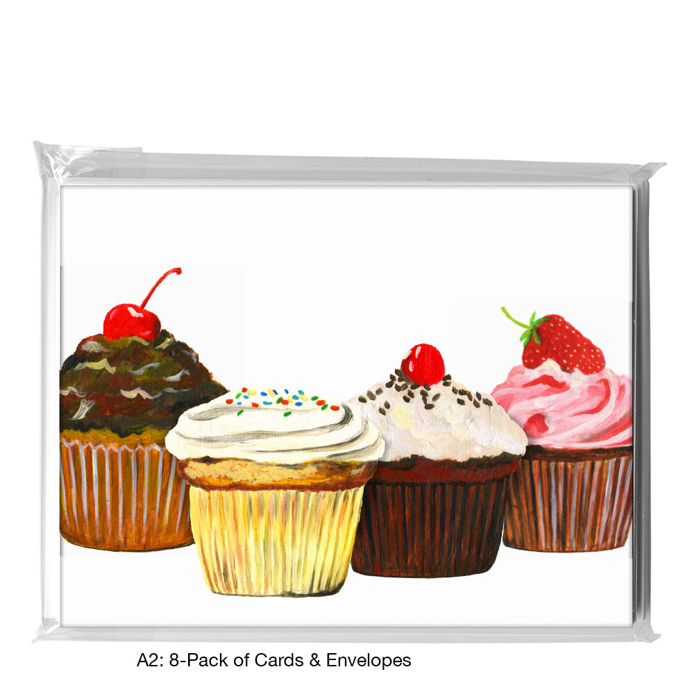 Cupcake Collection, Greeting Card (7904)