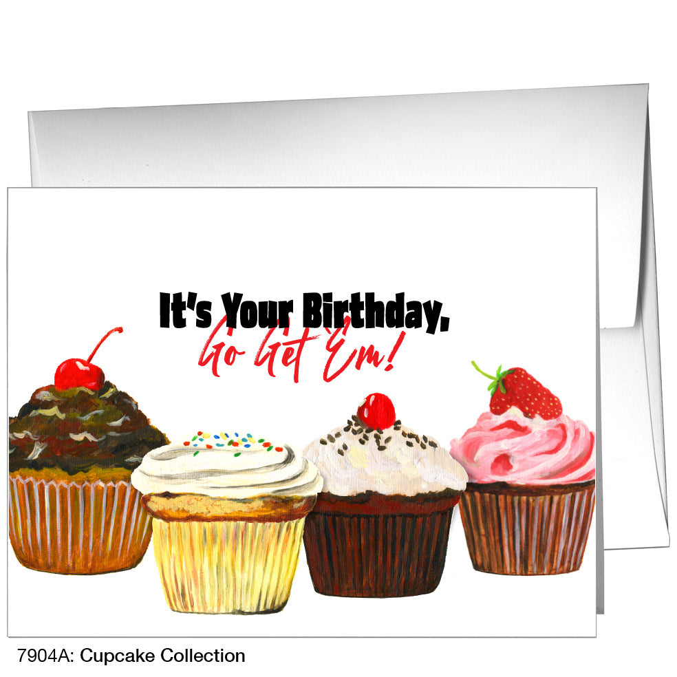 Cupcake Collection, Greeting Card (7904A)