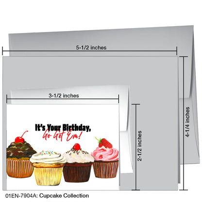 Cupcake Collection, Greeting Card (7904A)