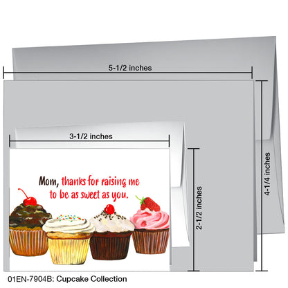 Cupcake Collection, Greeting Card (7904B)