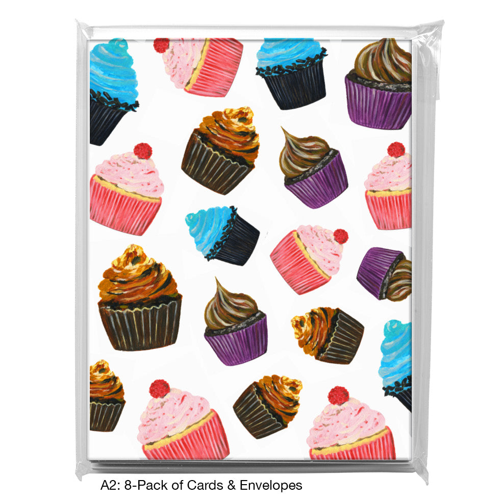 Cupcake Collection Three, Greeting Card (7906B)