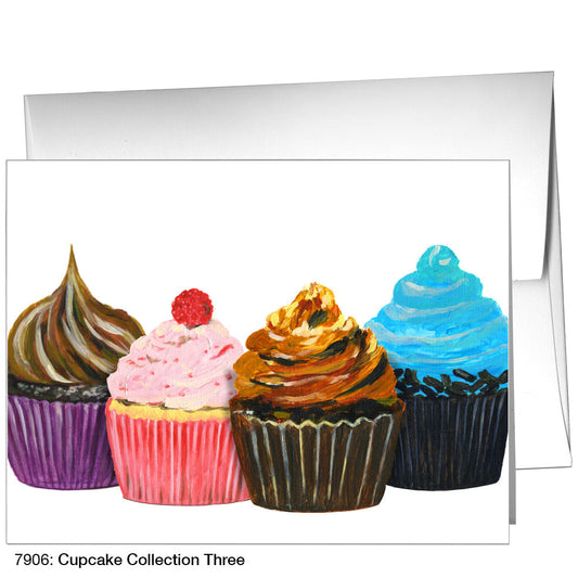 Cupcake Collection Three, Greeting Card (7906), A2, printedcanvas.com