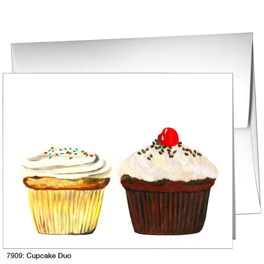Cupcake Duo, Greeting Card (7909)