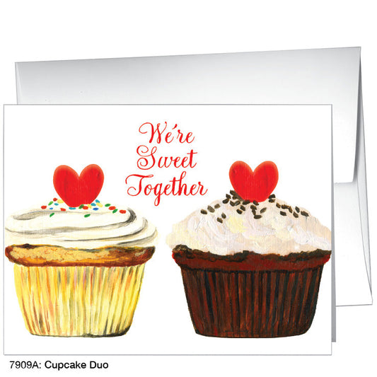 Cupcake Duo, Greeting Card (7909A), A2, printedcanvas.com
