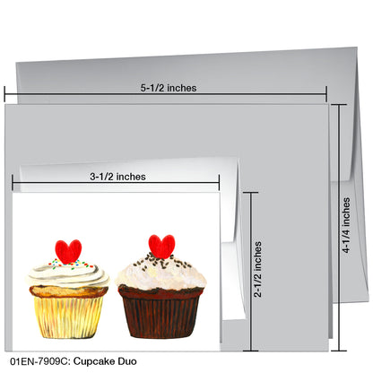 Cupcake Duo, Greeting Card (7909C)