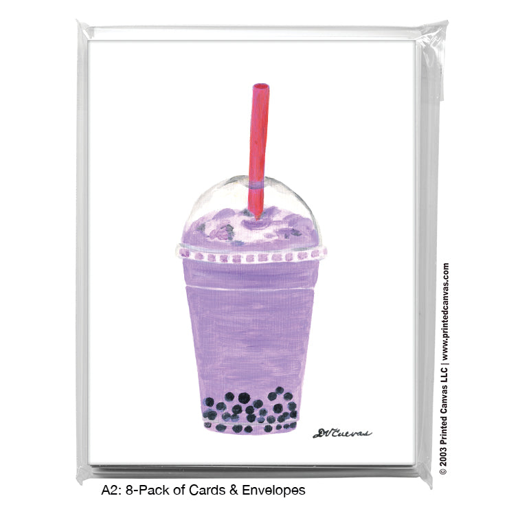 Bubble Tea, Greeting Card (#7912A)