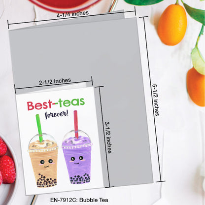 Bubble Tea, Greeting Card (#7912C)