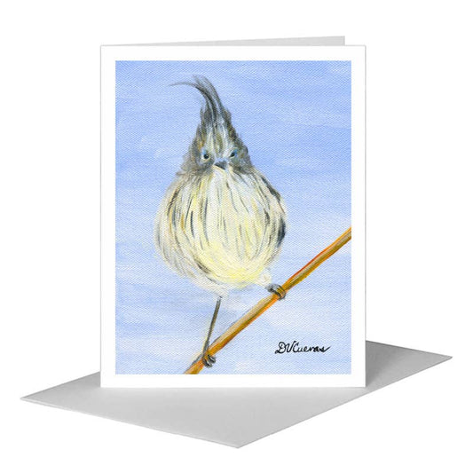 Feather Mohawk, Greeting Card (#8317E) A2 Card Front, www.printedcanvas.com