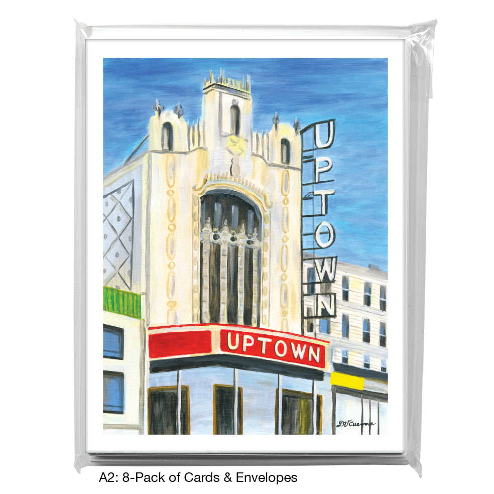 Uptown Theater, Chicago, Greeting Card (7922), A2 8-Pack, printedcanvas.com