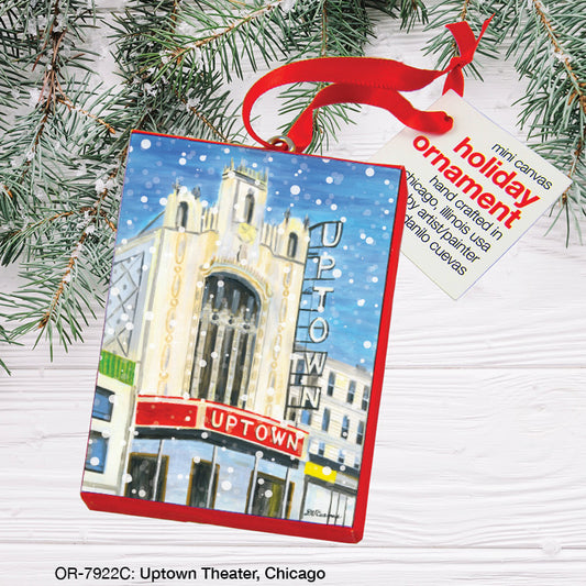 Uptown Theater, Chicago, Ornament (OR-7922C), Front, printedcanvas.com