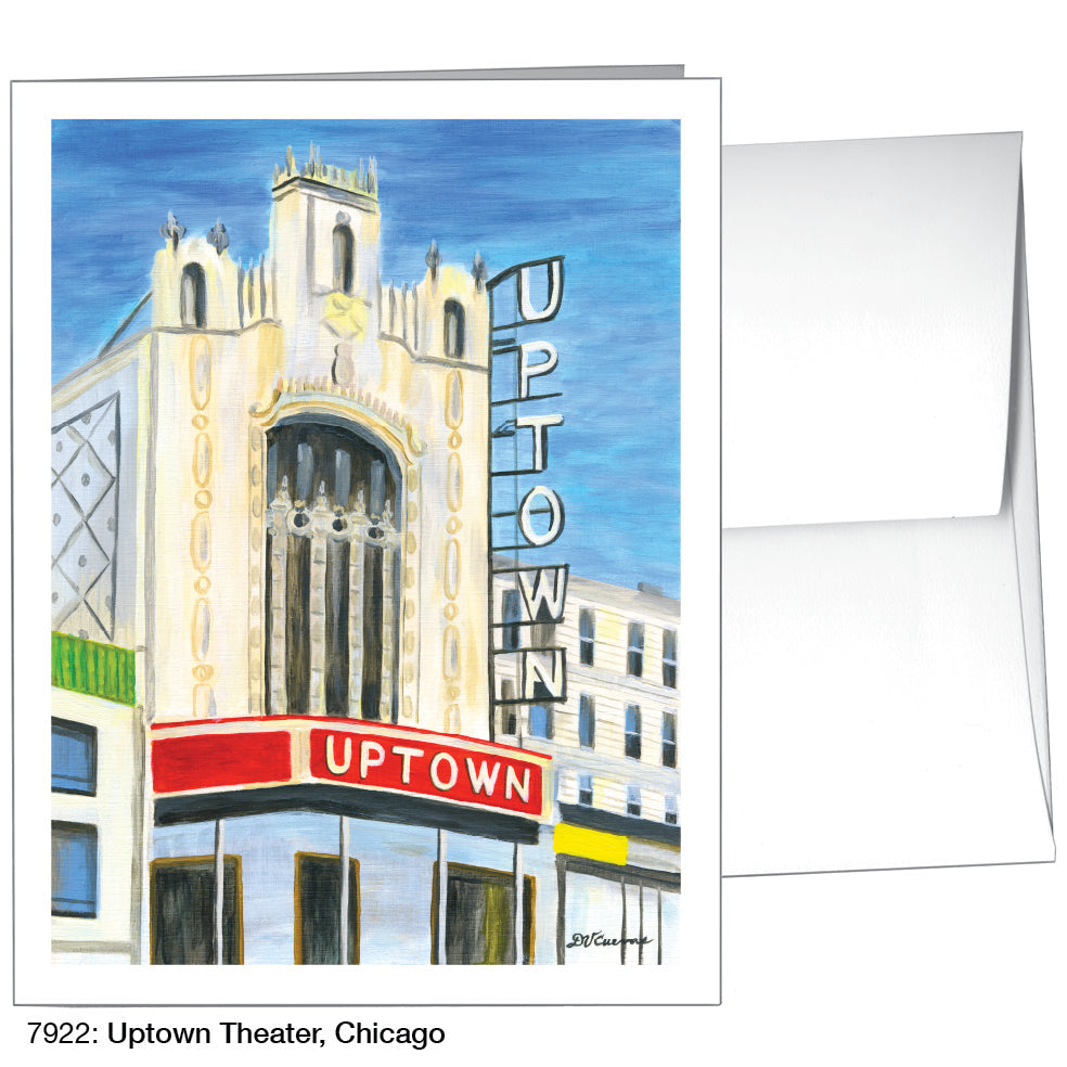 Uptown Theater, Chicago, Greeting Card (7922), A2, printedcanvas.com