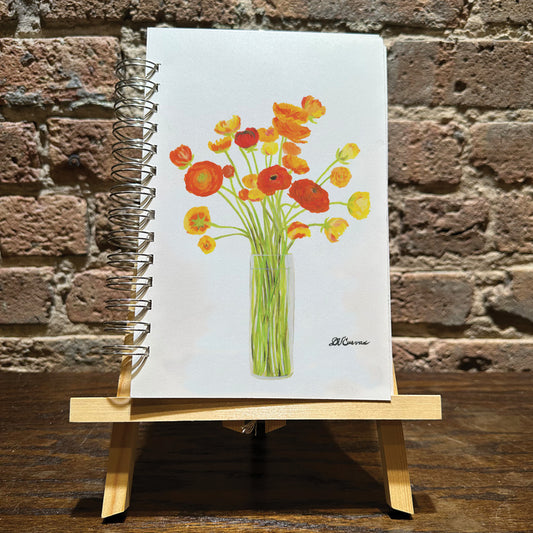 Ranunculus in Vase, Journal (JJ-7923A)