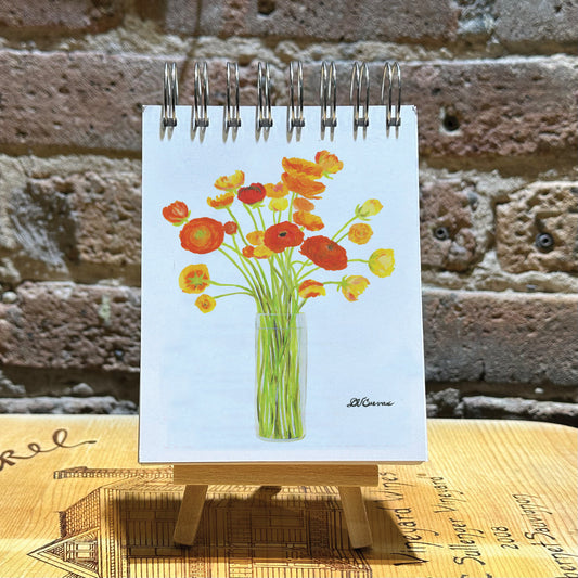 Ranunculus in Vase, Scratch Pad (SP-7923A)