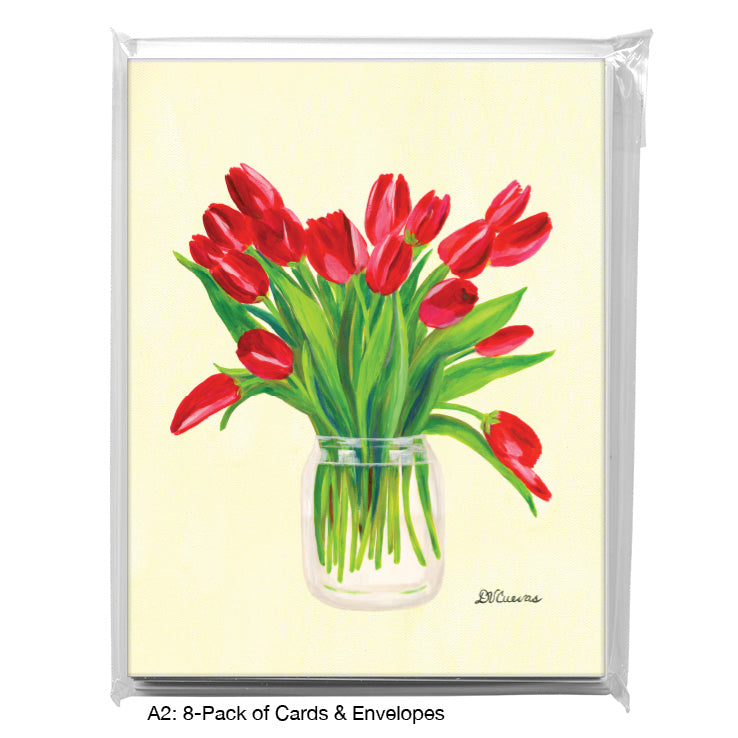 Rouge, Greeting Card (7932C), 8-Pack, www.printedcanvas.com