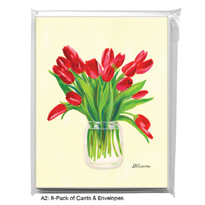 Rouge, Greeting Card (7932C), 8-Pack, www.printedcanvas.com