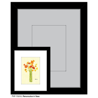 Ranunculus in Vase, Print (#7923G)