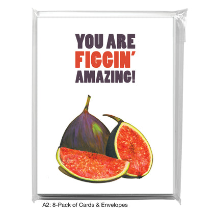 Sliced Fig, Greeting Card (7926C)
