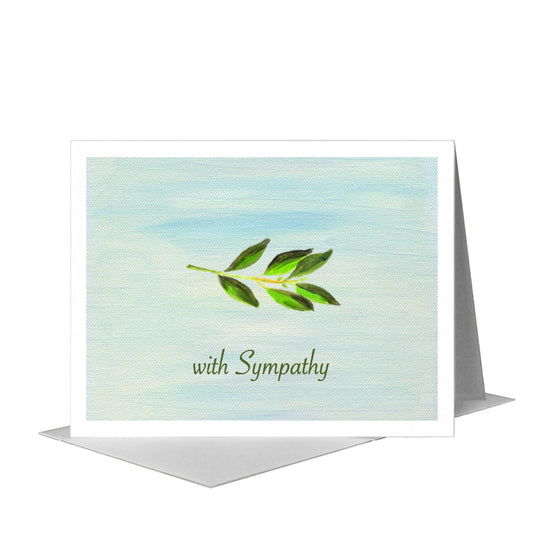 Sage, Greeting Card (#7927DQ) A2 Card Front, www.printedcanvas.com