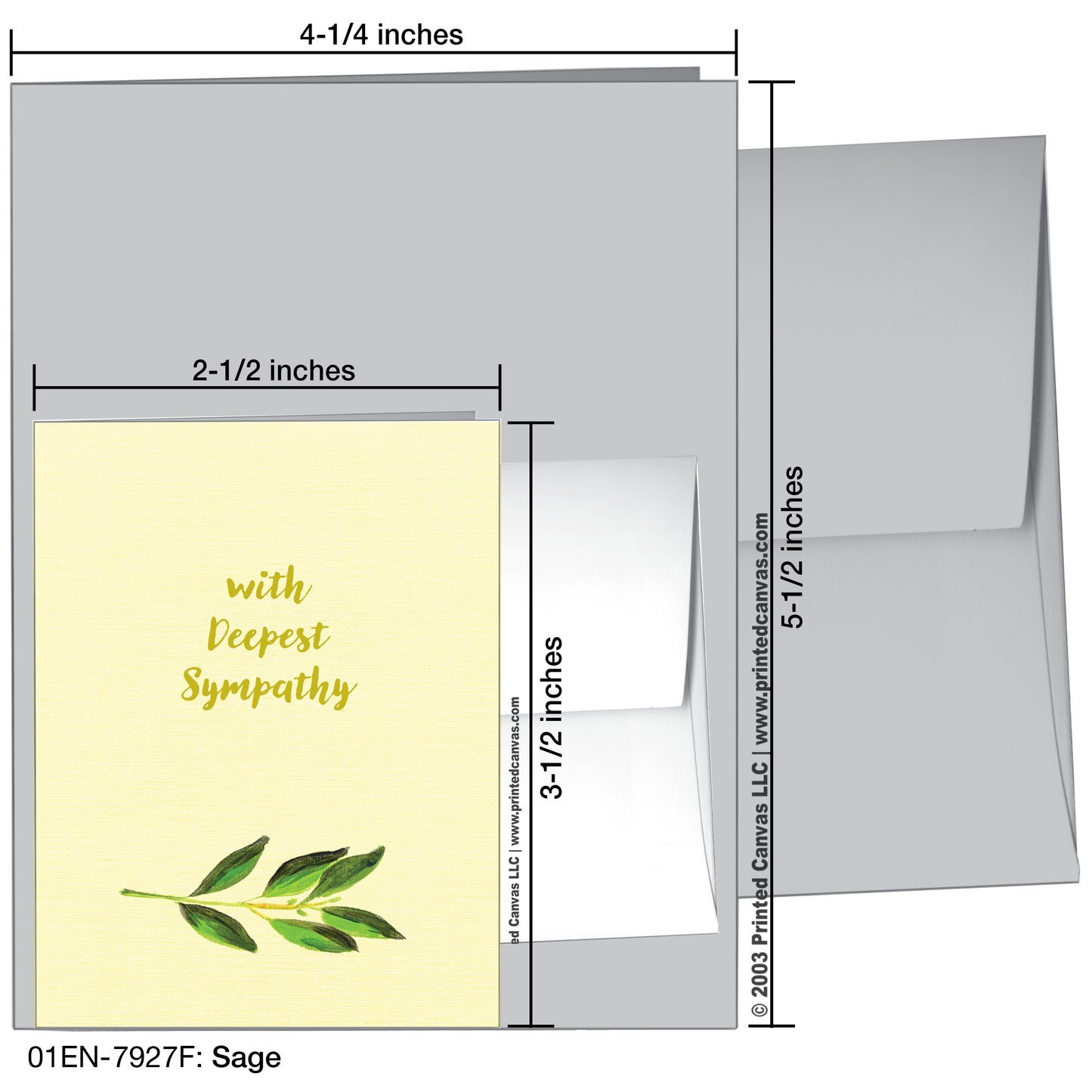 Sage, Greeting Card (#7927F)