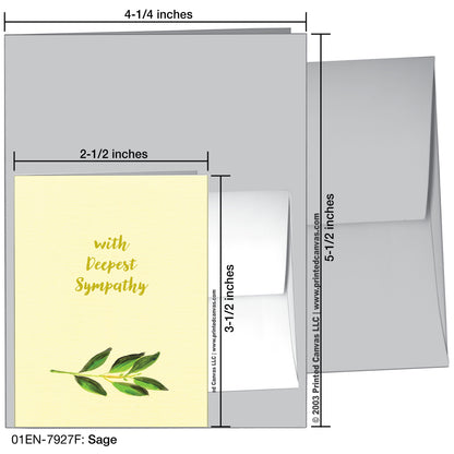 Sage, Greeting Card (#7927F)