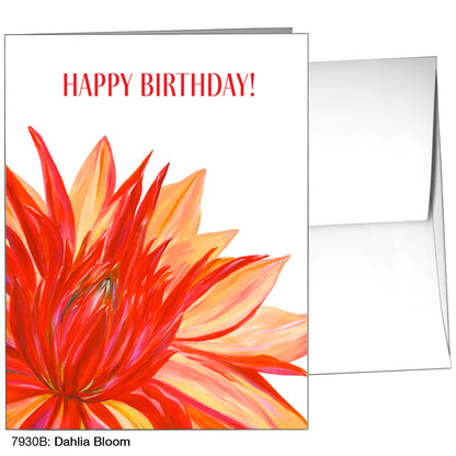 Dahlia Bloom, Greeting Card (7930B)