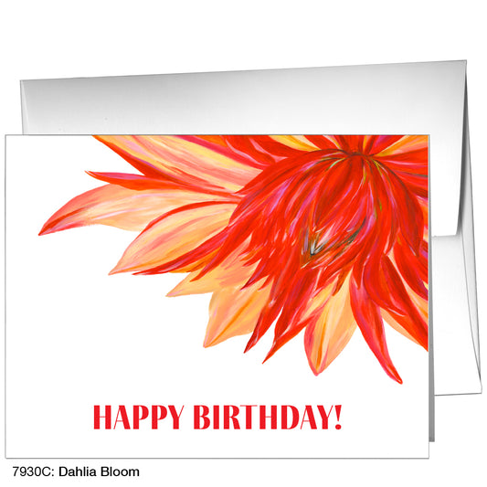 Dahlia Bloom, Greeting Card (7930C)