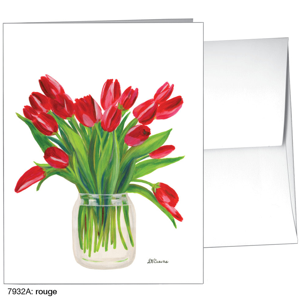 Rouge, Greeting Card (7932A), A2 Card Front, www.printedcanvas.com
