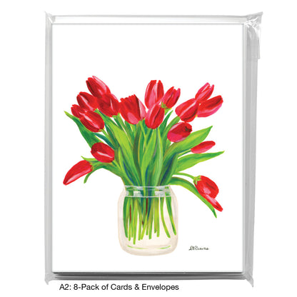 Rouge, Greeting Card (7932A), A2 Card 8-Pack, www.printedcanvas.com