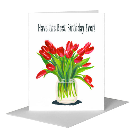 Rouge, Greeting Card (#7932B) A2 Card Front, www.printedcanvas.com