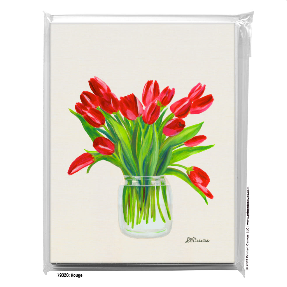 Rouge, Greeting Card (#7932C), 8-Pack, www.printedcanvas.com