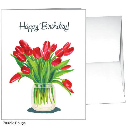Rouge, Greeting Card (7932D), A2 Card Front, www.printedcanvas.com